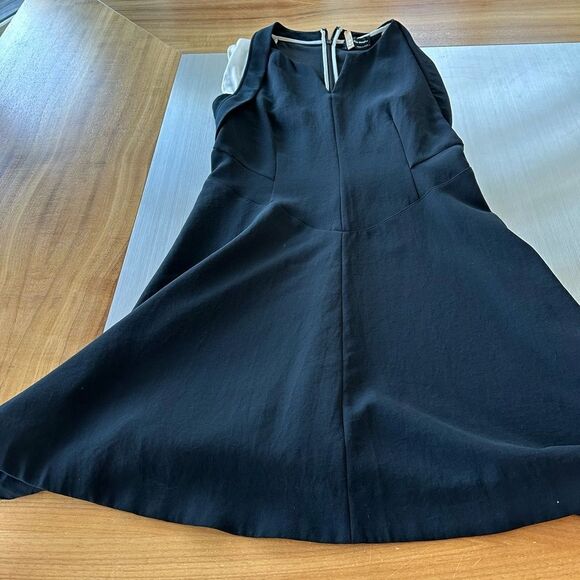 The Kooples black and white sleeveless dress with back zipper. Size large - Picture 7 of 14